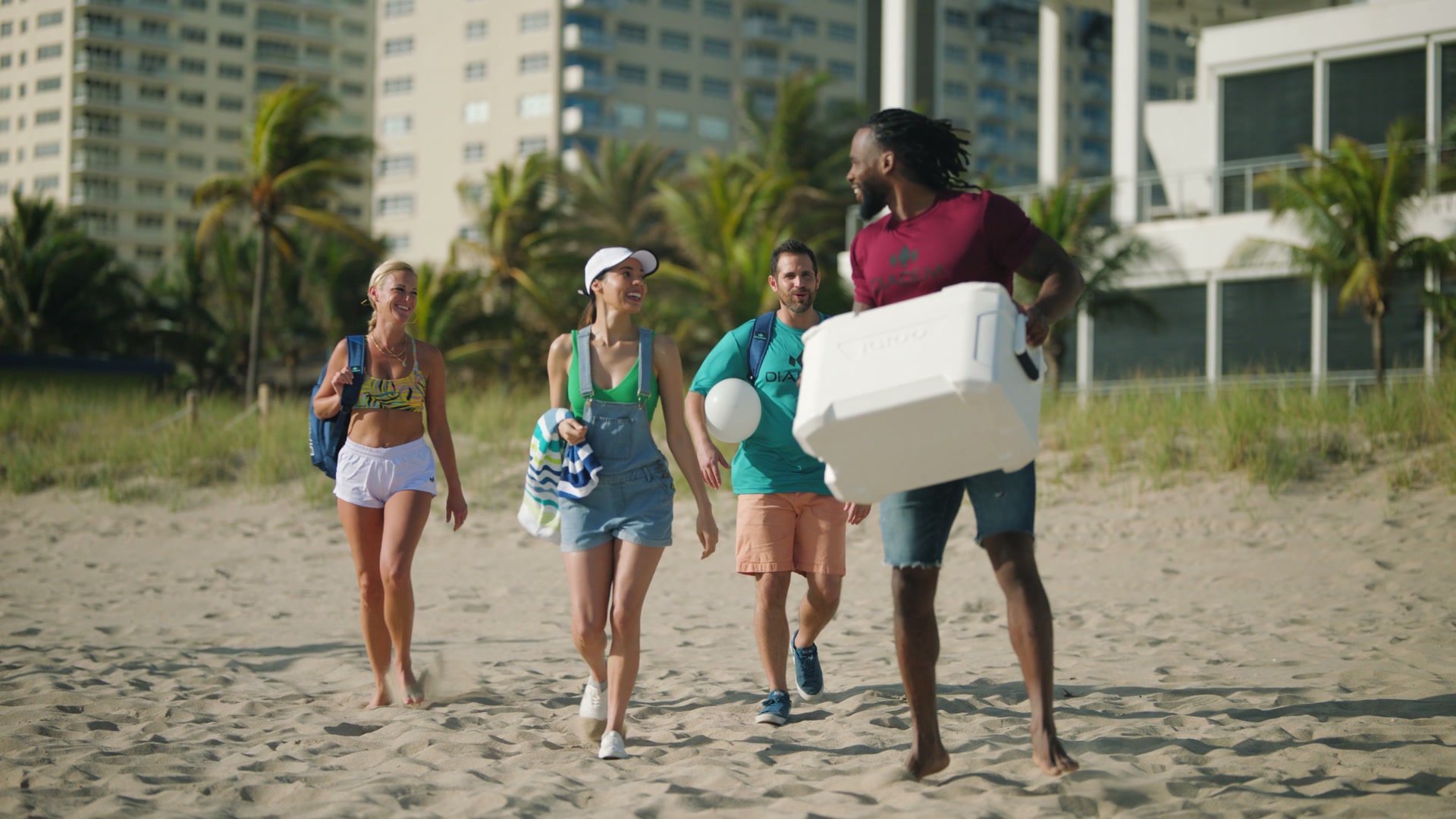 Still from the Diadem pickleball launch film