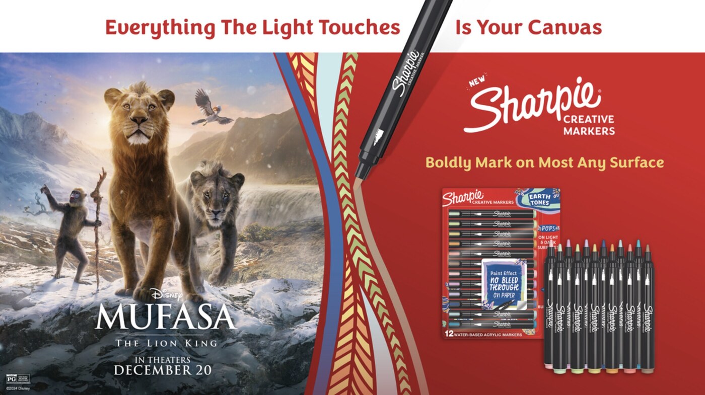 Disney Mufasa x Sharpie Campaign